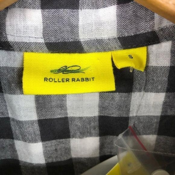 Roller Rabbit Men's Zoo Shirt Selma Border Plaid - Picture 7 of 9